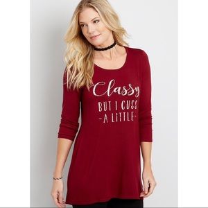 Classy but I cuss a little Tunic